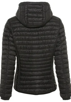 Camel Active Jacken*Leicht wattierte Steppjacke aus recyeltem Polyamid Black