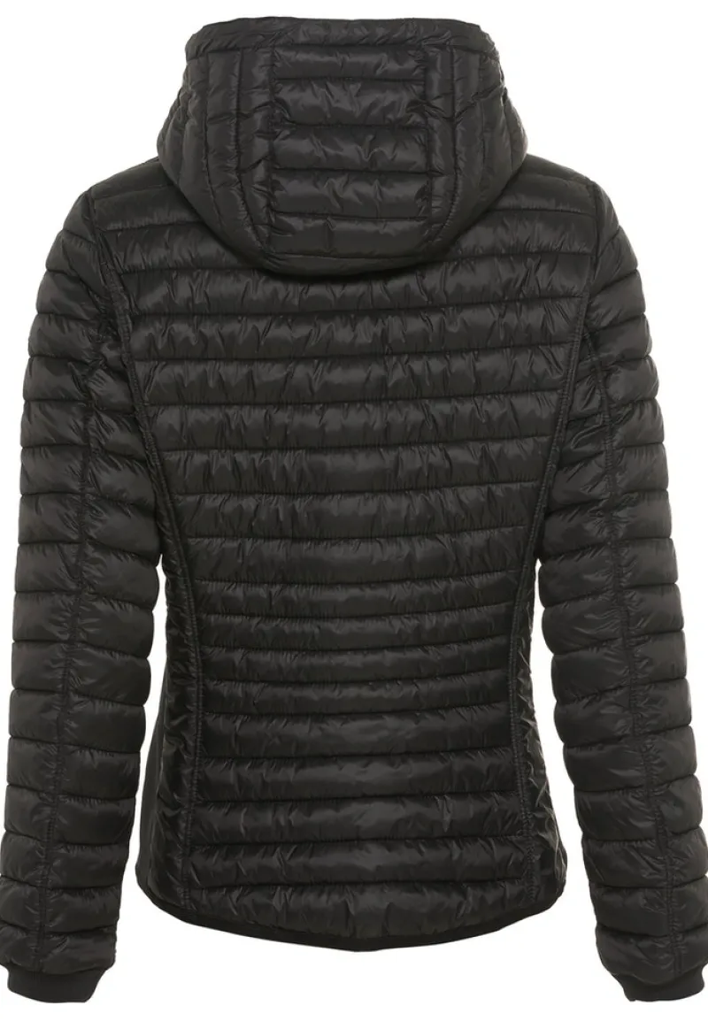 Camel Active Jacken*Leicht wattierte Steppjacke aus recyeltem Polyamid Black