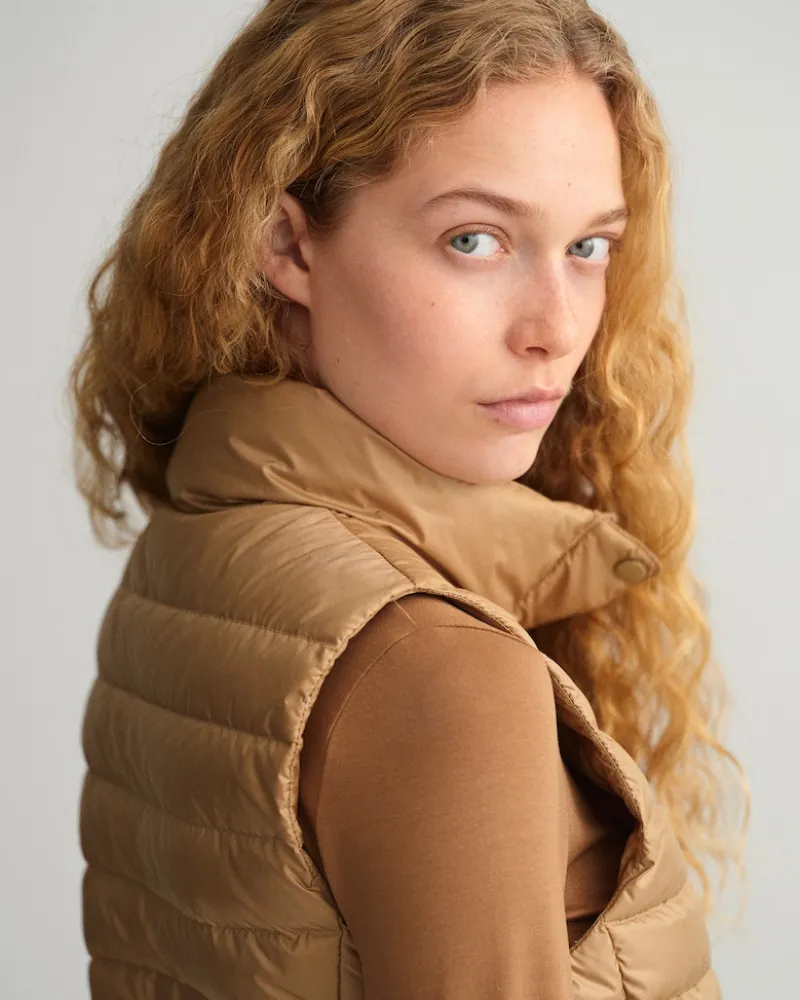 Gant Westen*Leichte Daunenweste warm khaki