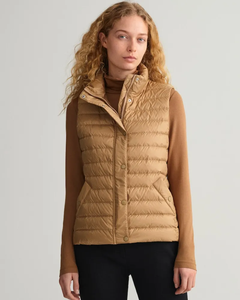 Gant Westen*Leichte Daunenweste warm khaki