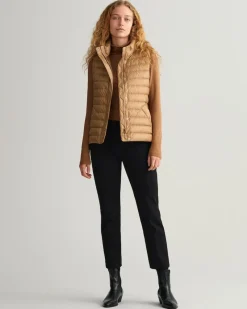 Gant Westen*Leichte Daunenweste warm khaki