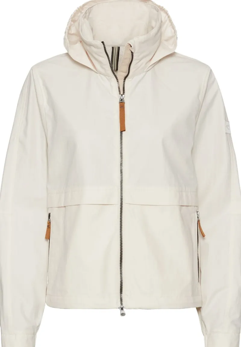 Camel Active Jacken*Leichte Jacke mit verstaubarer Kapuze pearl