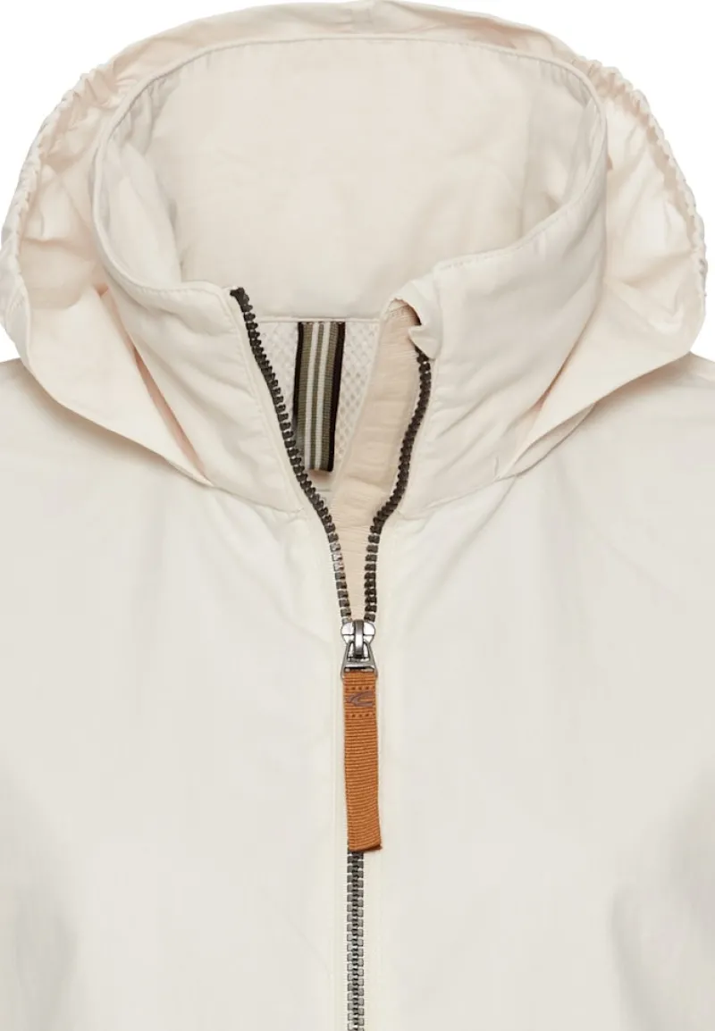 Camel Active Jacken*Leichte Jacke mit verstaubarer Kapuze pearl