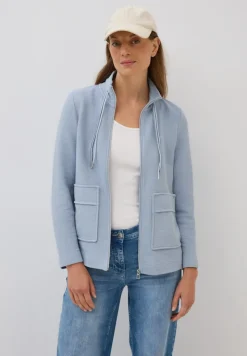 Cecil Pullover & Sweatshirts*Leichte Ottoman Jacke mountain blue