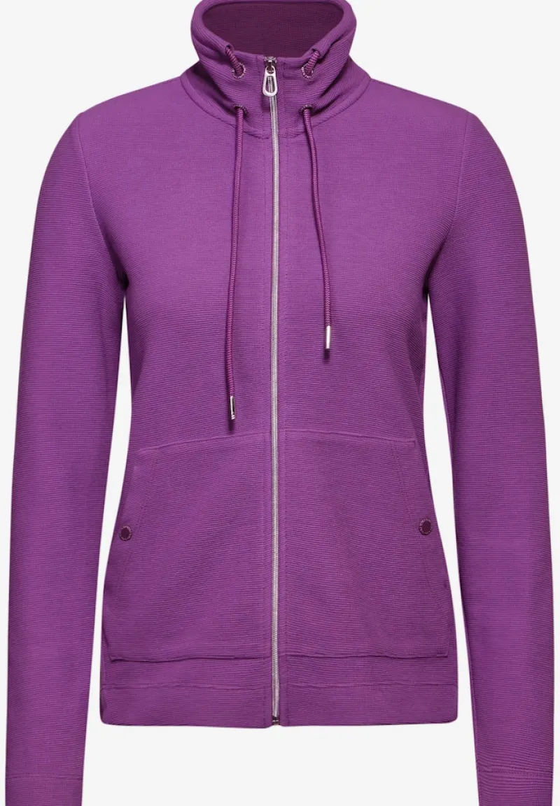 Cecil Pullover & Sweatshirts*Leichte Sweatjacke iced violet