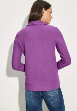 Cecil Pullover & Sweatshirts*Leichte Sweatjacke iced violet