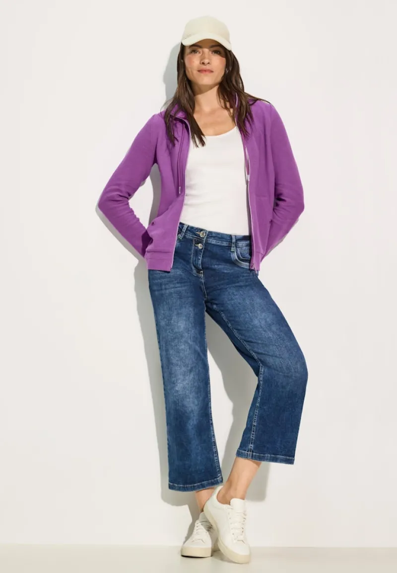 Cecil Pullover & Sweatshirts*Leichte Sweatjacke iced violet