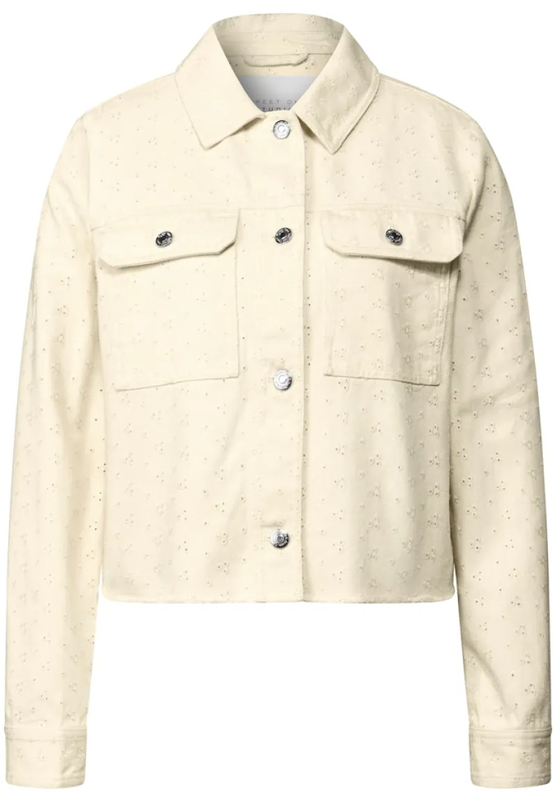 STREET ONE STUDIO Jacken*Leichte Twill-Jacke velvet cream