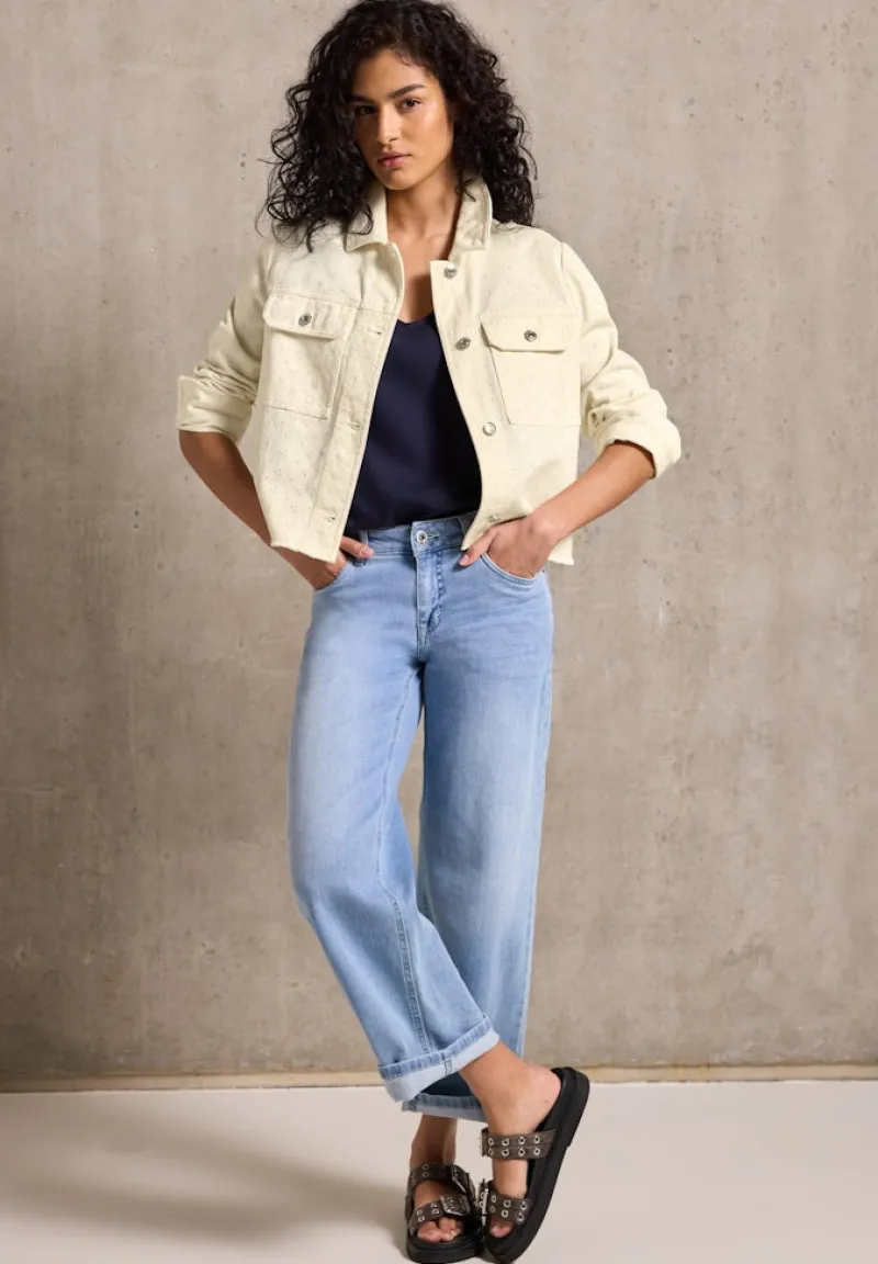 STREET ONE STUDIO Jacken*Leichte Twill-Jacke velvet cream