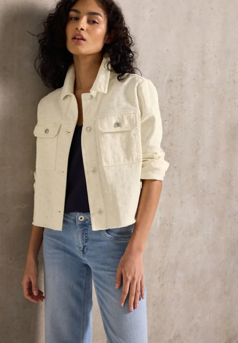 STREET ONE STUDIO Jacken*Leichte Twill-Jacke velvet cream