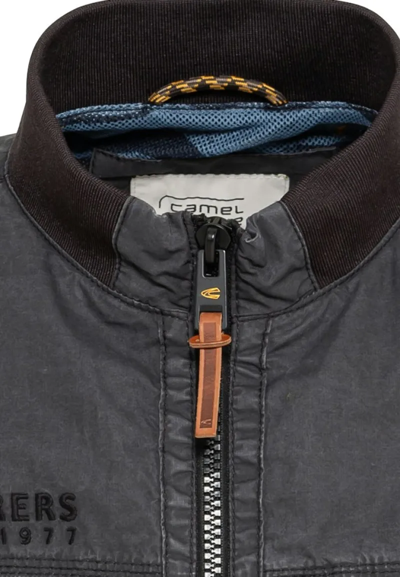 Camel Active Jacken*Leichter Blouson aus Baumwolle im Washed Look Asphalt