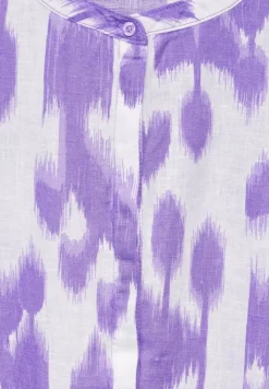 Street One Kleider*Leinen Kleid mit Print smell of lavender