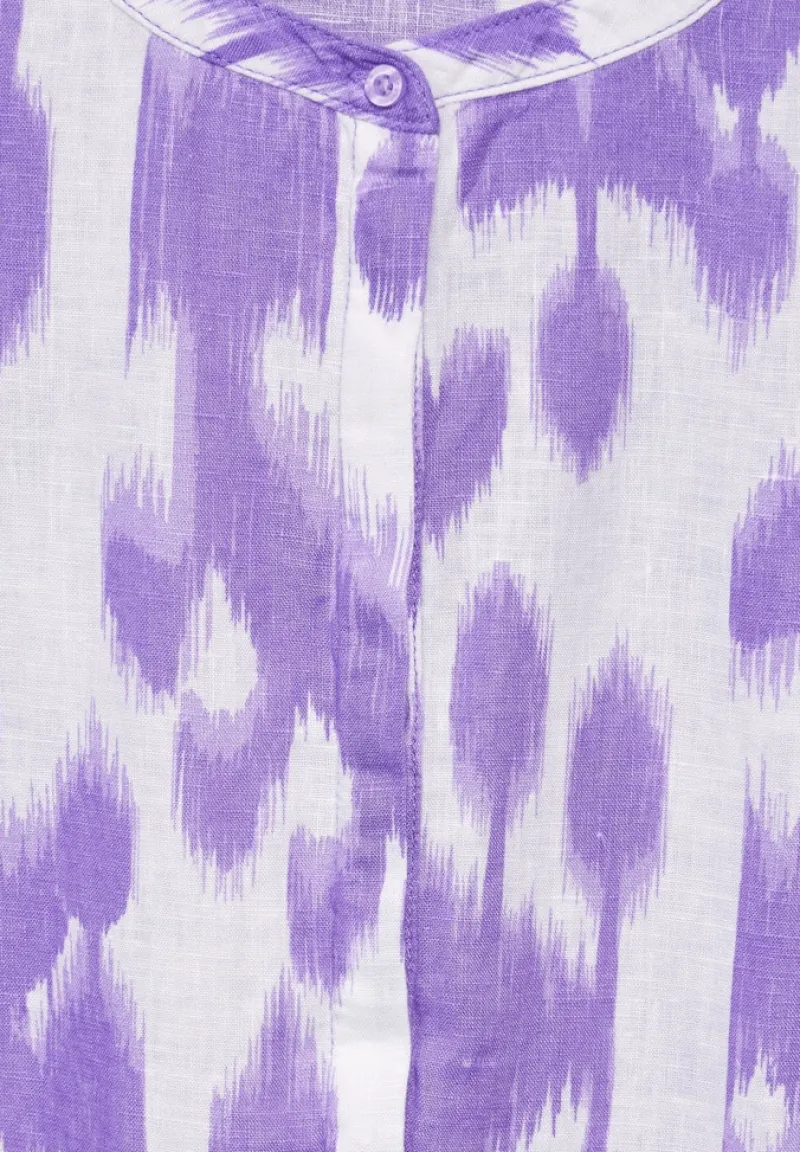 Street One Kleider*Leinen Kleid mit Print smell of lavender