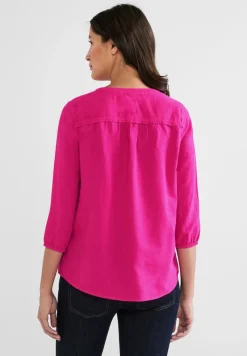 Street One Blusen*Leinen-Baumwolle-Mix Bluse oasis pink