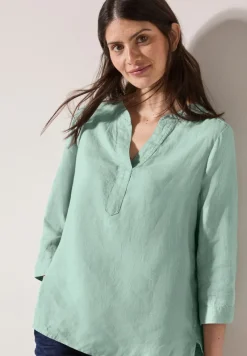 Cecil Blusen*Leinenbluse ice sage green
