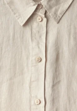 STREET ONE STUDIO Blusen*Leinen-Hemdbluse moonstone sand