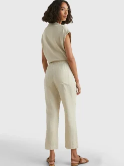 Tommy Hilfiger Hosen*Leinenhose khaki