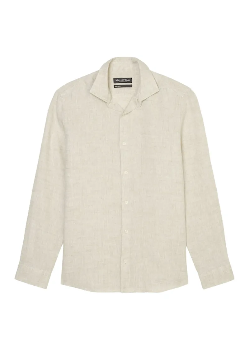 Marc O'Polo Hemden|Big Boys*Leinen-Langarm-Hemd shaped multi- oak