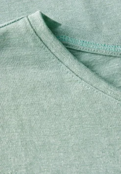 Cecil Shirts*Leinen-Look Glitzer-Shirt ice sage green