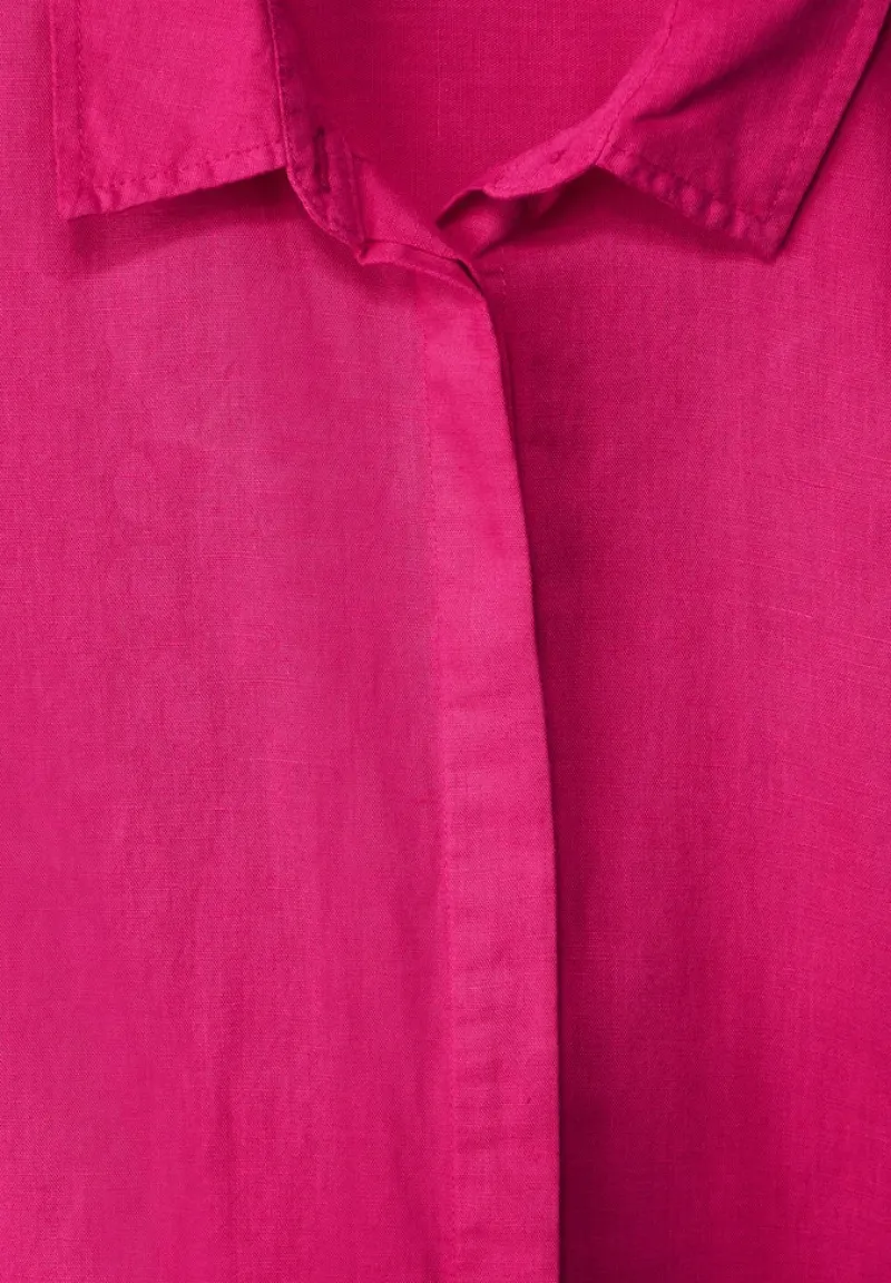 Street One Blusen*Leinenmix Longbluse oasis pink