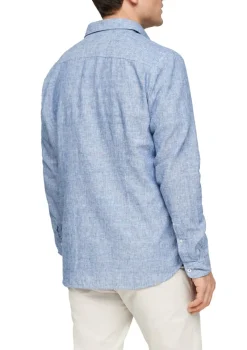 s.Oliver Hemden|Big Boys*Leinenmix-Hemd Blau