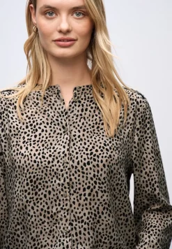 Street One Blusen*Leo Bluse mit Tapedetails sanded beige