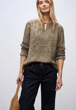 Street One Blusen*Leo Chiffon Tunika sanded beige