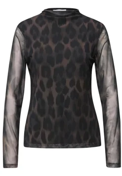 STREET ONE STUDIO Shirts*Leo Mesh Shirt Black