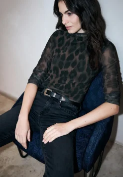 STREET ONE STUDIO Shirts*Leo Mesh Shirt Black