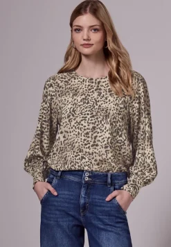 STREET ONE STUDIO Blusen*Leo Raglan Bluse creamy brown
