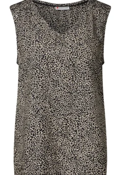 Street One Shirts*Leo-Bluse mit Smock-Details cotton cream