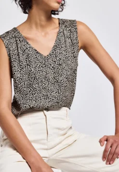 Street One Shirts*Leo-Bluse mit Smock-Details cotton cream