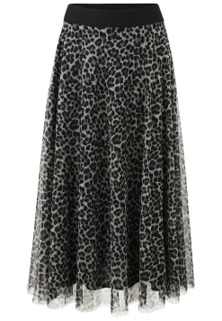 Zero Röcke*Leorock elastischer Bund beigeblack