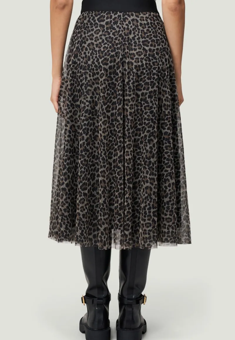 Zero Röcke*Leorock elastischer Bund beigeblack