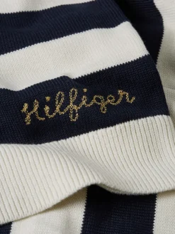 Tommy Hilfiger Pullover & Sweatshirts*LIGHTHOUSE STP BOXY V-NK CARDI light h stp- desert sky- ecru