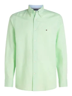 Tommy Hilfiger Hemden|Big Boys*LINEN BLEND SOLID RF SHIRT opal green