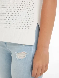 Tommy Hilfiger Shirts*LINEN BLEND TANK TOP ecru