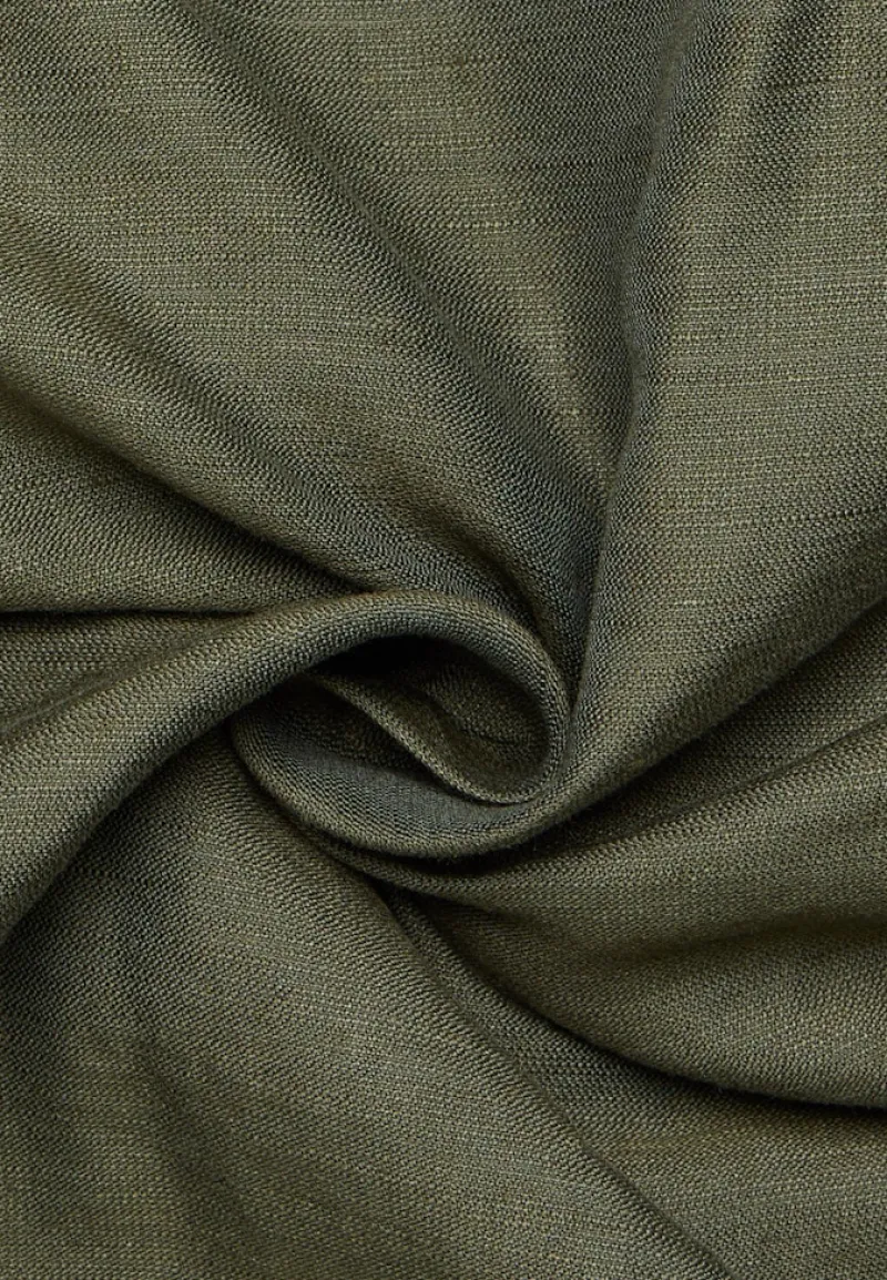 ETERNA Hemden|Big Boys*Linen Shirt Twill Langarm khaki