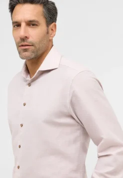 ETERNA Hemden|Big Boys*Linen Shirt Twill Langarm sand