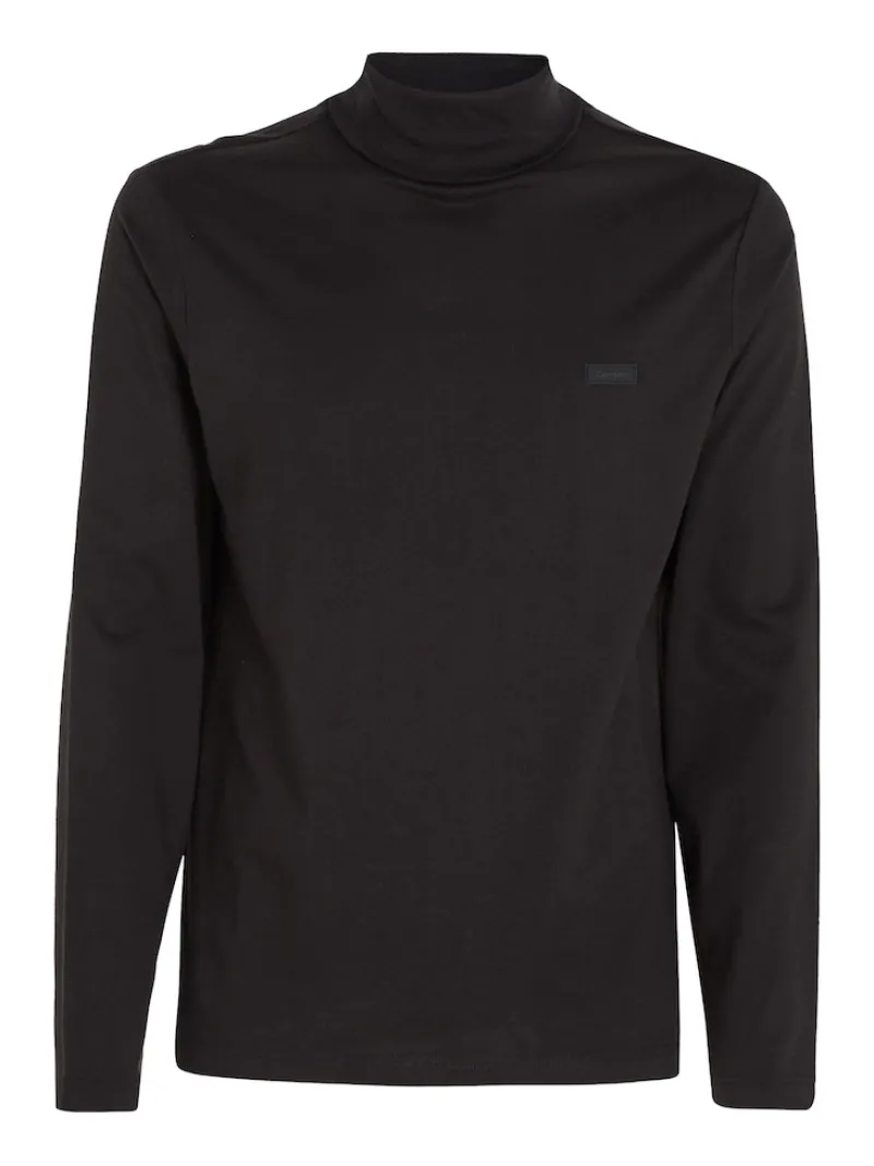 Calvin Klein Pullover & Sweatshirts|Big Boys*LIQUID TOUCH LS ROLL NECK ck black