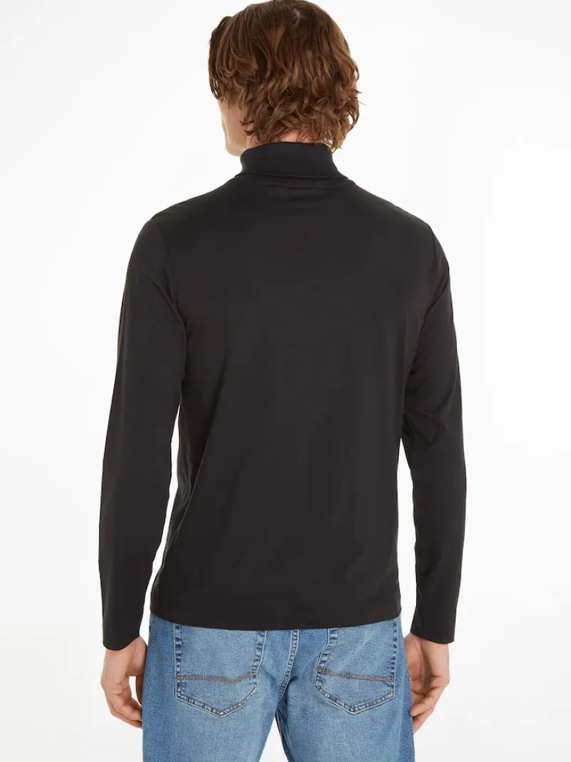 Calvin Klein Pullover & Sweatshirts|Big Boys*LIQUID TOUCH LS ROLL NECK ck black