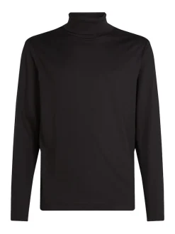 Calvin Klein Pullover & Sweatshirts|Big Boys*LIQUID TOUCH LS ROLL NECK ck black