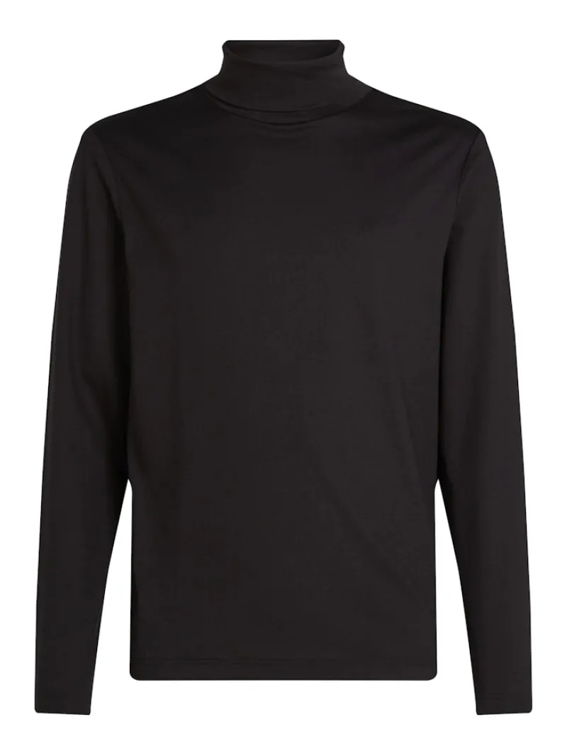 Calvin Klein Pullover & Sweatshirts|Big Boys*LIQUID TOUCH LS ROLL NECK ck black