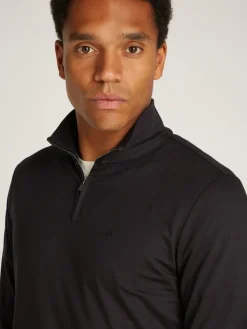 Calvin Klein Pullover & Sweatshirts|Big Boys*LIQUID TOUCH LS ZIP UP ck black