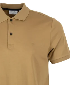 Calvin Klein Shirts*LIQUID TOUCH SLIM POLO olive