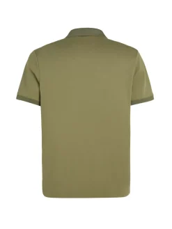 Calvin Klein Shirts|Big Boys*LIQUID TOUCH WELT ZIP POLO delta green