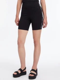 Calvin Klein Jeans Shorts*LOGO TAPE MILANO CYCLING SHORTS ck black