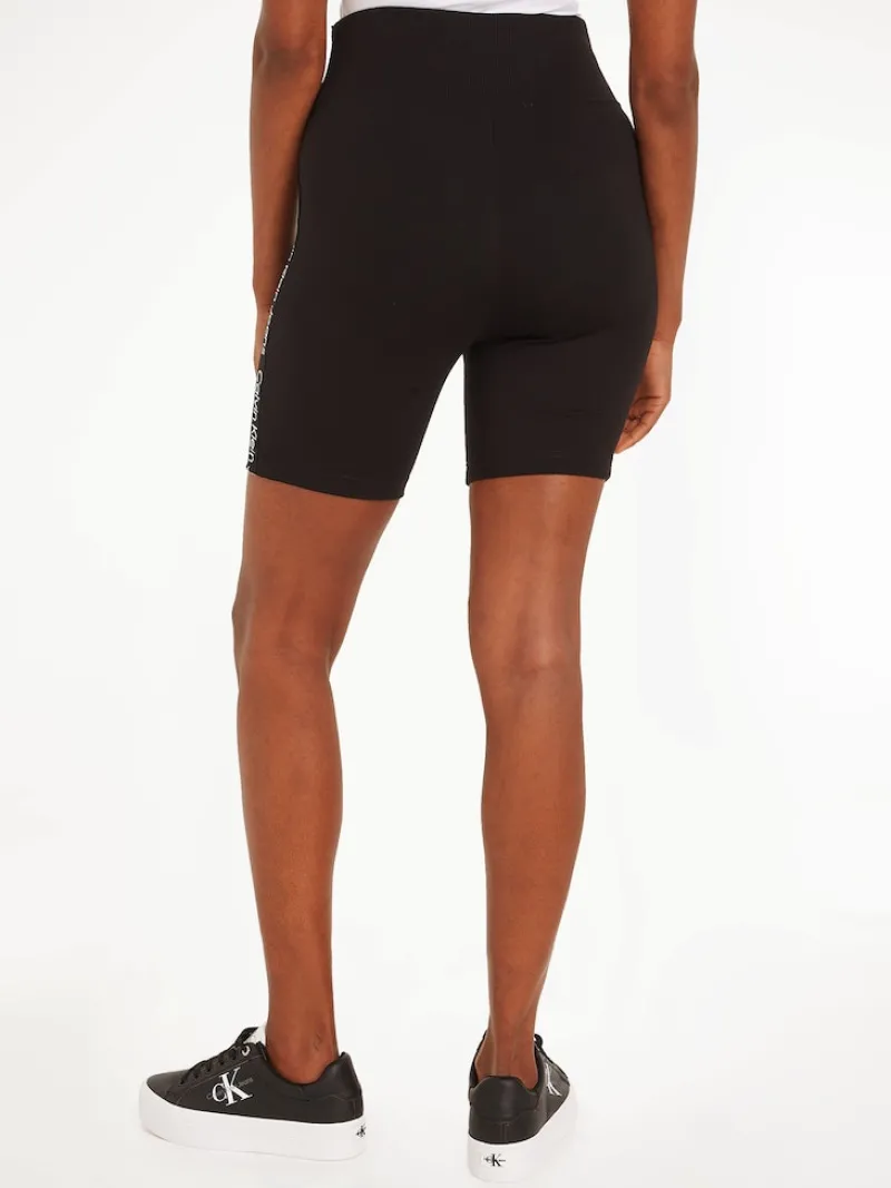 Calvin Klein Jeans Shorts*LOGO TAPE MILANO CYCLING SHORTS ck black