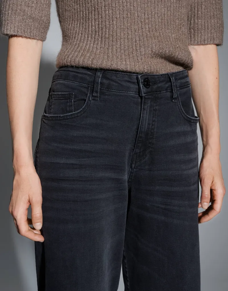 Opus Jeans*Lolah edgy dark cosmic grey