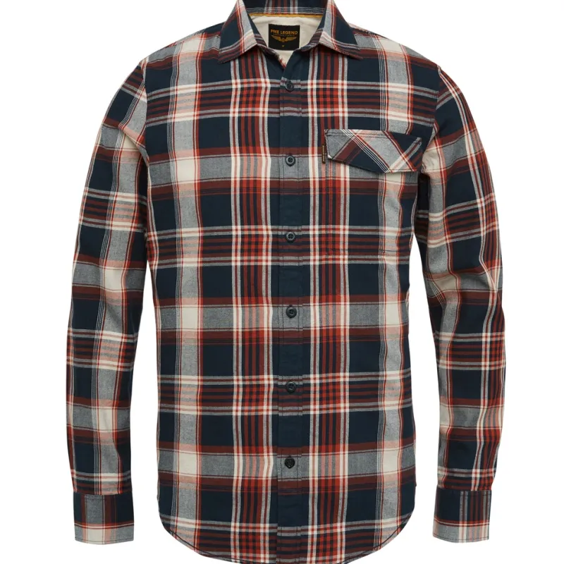 PME Legend Hemden|Big Boys*Long Sleeve Shirt Ctn Twill Check Picante